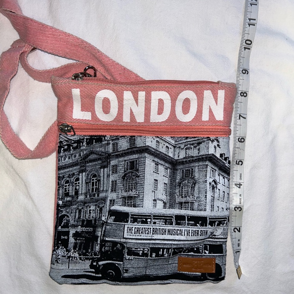 Robin Ruth Pink and Black London Shoulder Bag